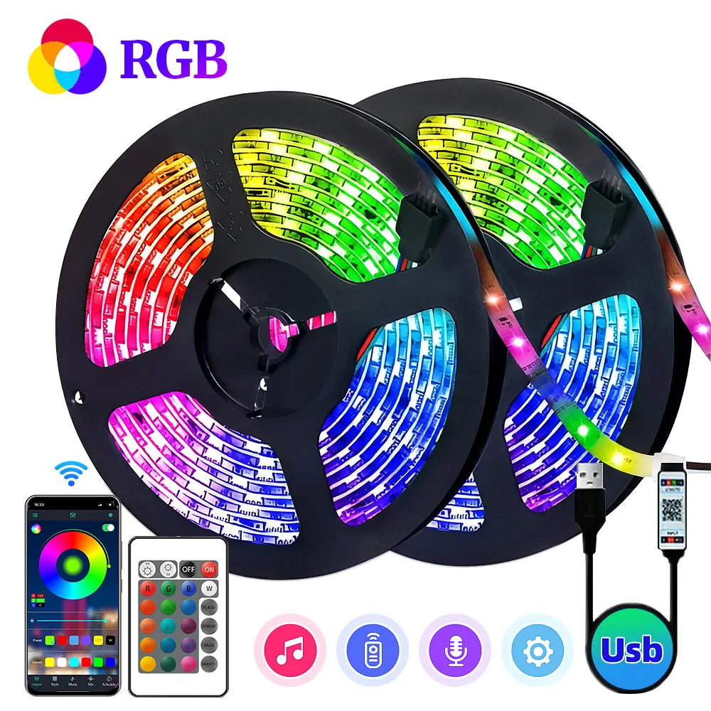 tiras de luces LED RGB 5050